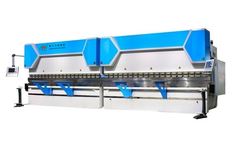 2-HTB-6000T/12M 雙機聯動、DA53T {DA69T(DA66T)或瑞士CYBELEC系統}(4 + 1軸-8+1軸）數控折彎機